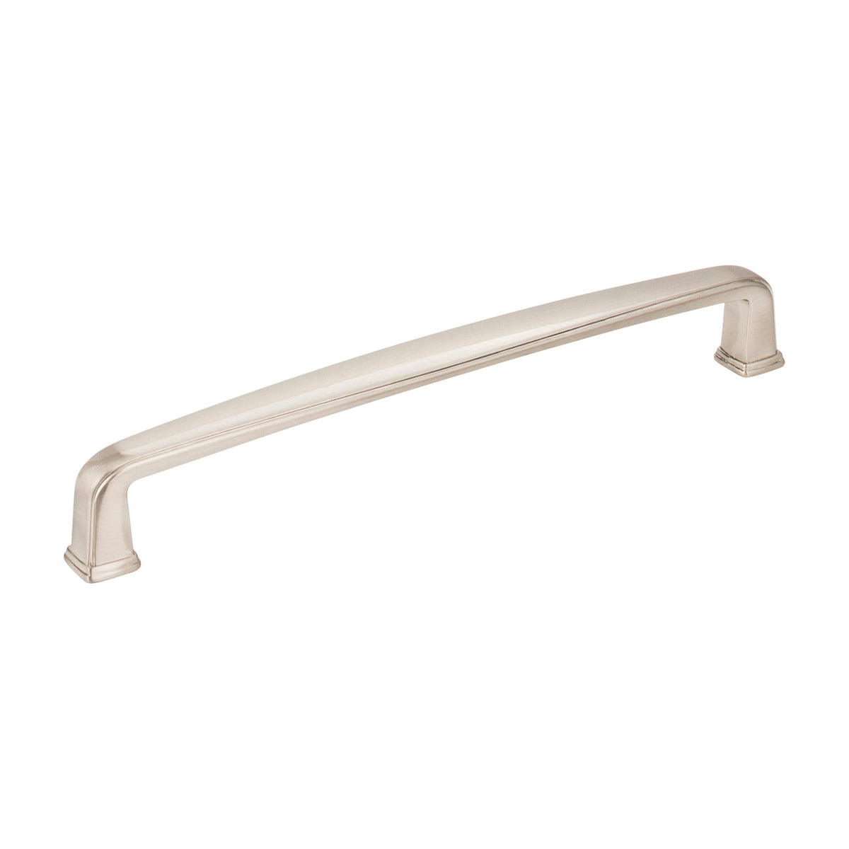 Jeffrey Alexander Milan 1 Handle in Satin Nickel, 6 1/4"