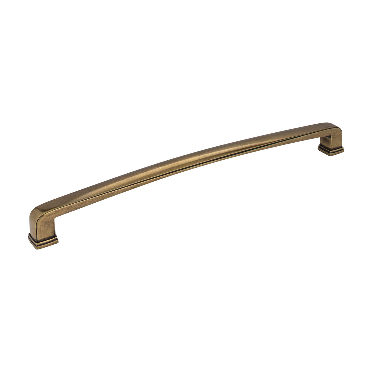 Jeffrey Alexander Milan 1 Handle in Distressed Antique Brass, 12" Appliance Handle