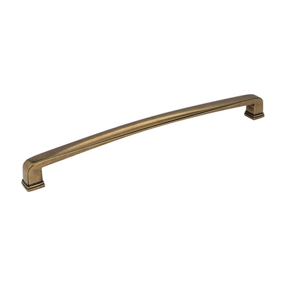 Jeffrey Alexander Milan 1 Handle in Distressed Antique Brass, 12" Appliance Handle
