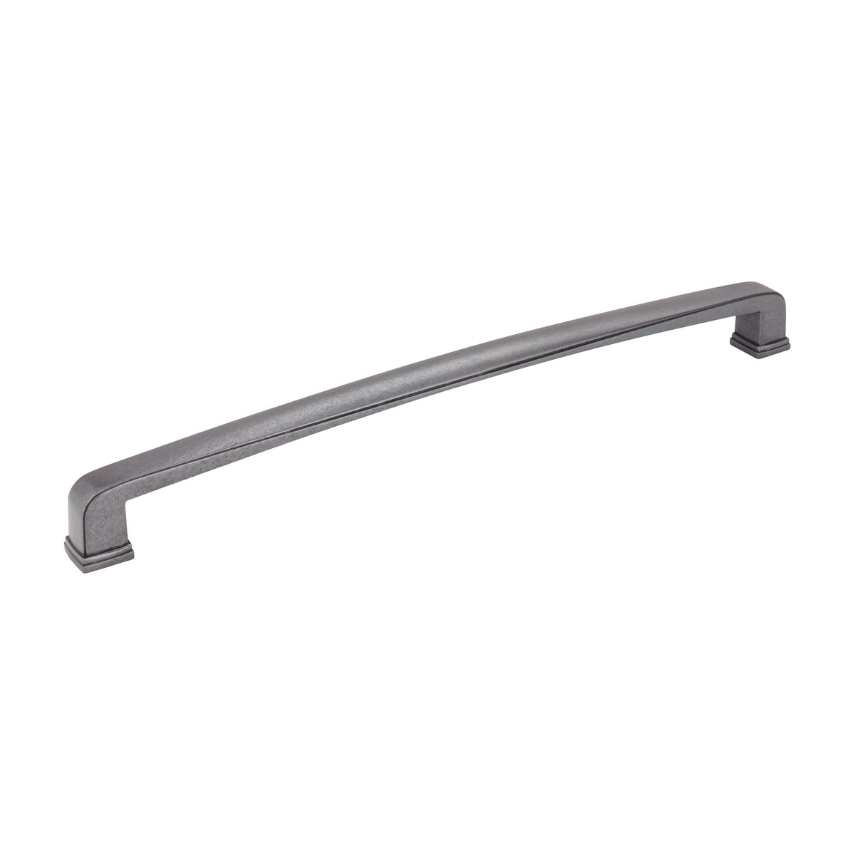 Jeffrey Alexander Milan 1 Handle in Gun Metal, 12" Appliance Handle