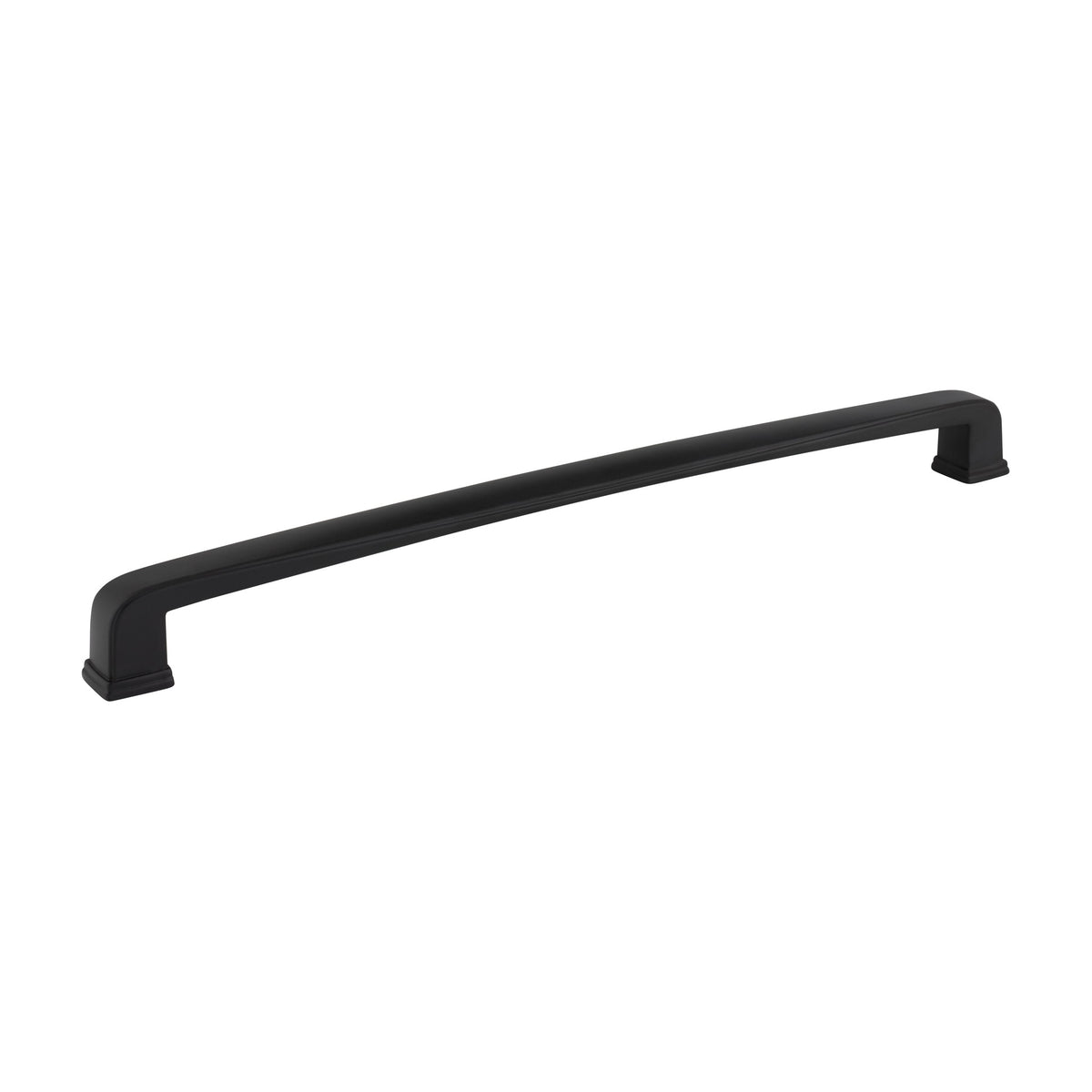Jeffrey Alexander Milan 1 Handle in Matte Black, 12" Appliance Handle