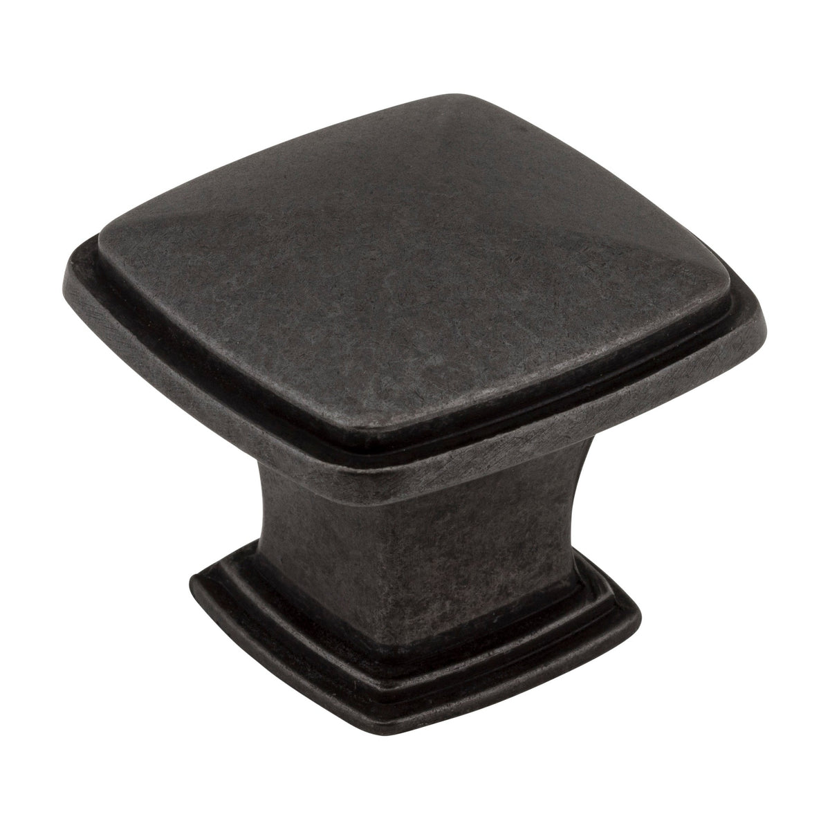 Jeffrey Alexander Milan 1 Handle in Gun Metal, Knob