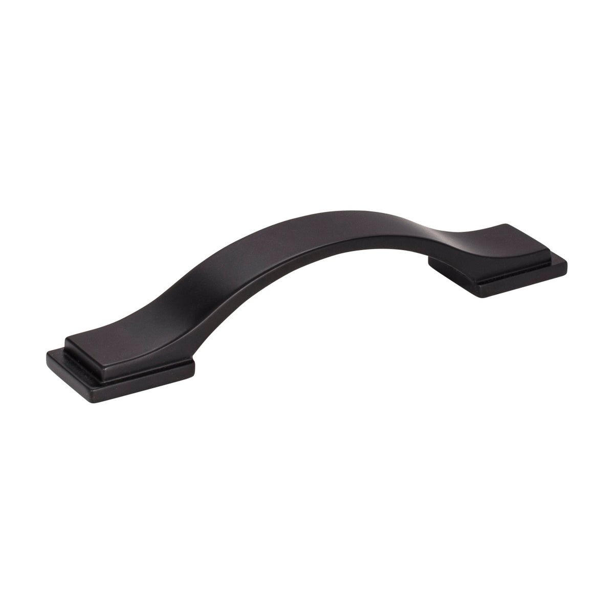 Jeffrey Alexander Mirada Handle in Matte Black, 3 3/4"