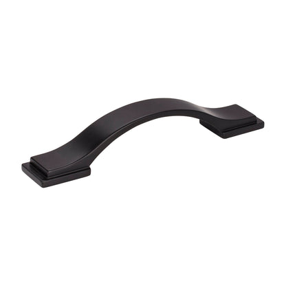 Jeffrey Alexander Mirada Handle in Matte Black, 3 3/4"