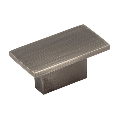 Jeffrey Alexander Mirada Handle in Brushed Pewter, Knob
