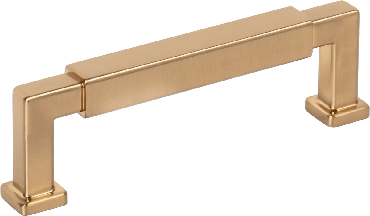 Jeffrey Alexander Nash Handle in Satin Bronze, 3 3/4"