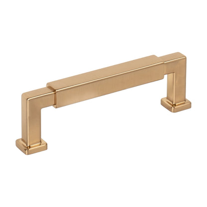 Jeffrey Alexander Nash Handle in Satin Bronze, 3 3/4"