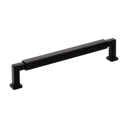 Jeffrey Alexander Nash Handle in Matte Black, 6 1/4"