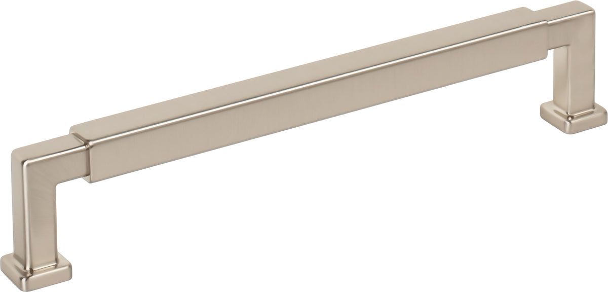 Jeffrey Alexander Nash Handle in Satin Nickel, 6 1/4"