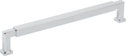 Jeffrey Alexander Nash Handle in Polished Chrome, 7 1/2"