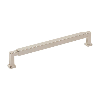 Jeffrey Alexander Nash Handle in Polished Nickel, 7 1/2"