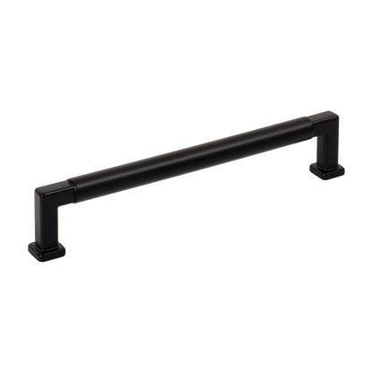 Jeffrey Alexander Ogden Handle in Matte Black, 6 1/4"
