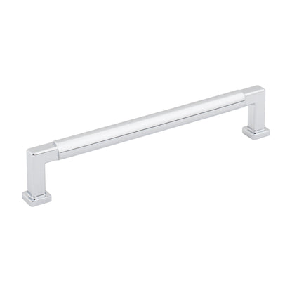 Jeffrey Alexander Ogden Handle in Polished Chrome, 6 1/4"