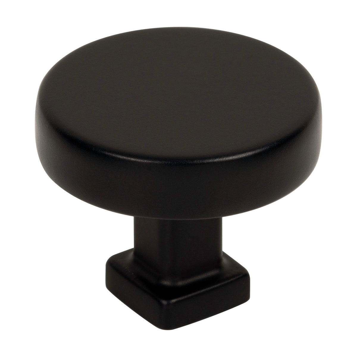 Jeffrey Alexander Ogden Handle in Matte Black, Knob