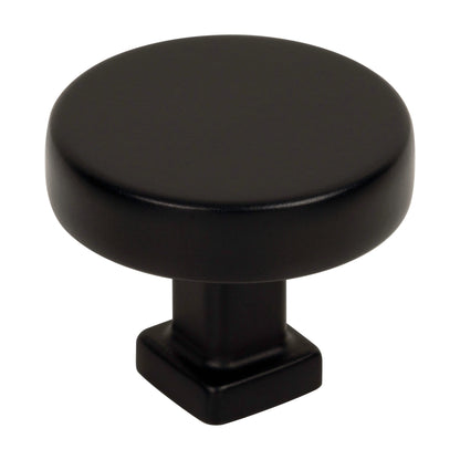 Jeffrey Alexander Ogden Handle in Matte Black, Knob