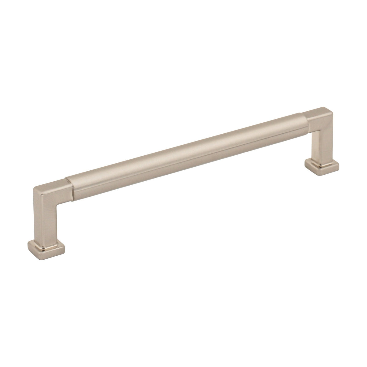 Jeffrey Alexander Ogden Handle in Satin Nickel, 6 1/4"