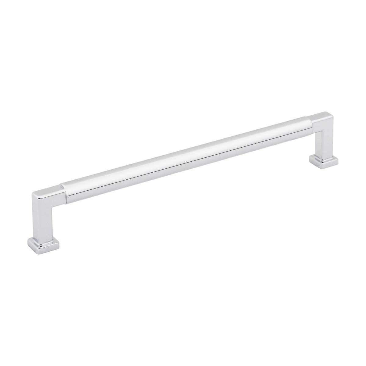 Jeffrey Alexander Ogden Handle in Polished Chrome, 7 1/2"