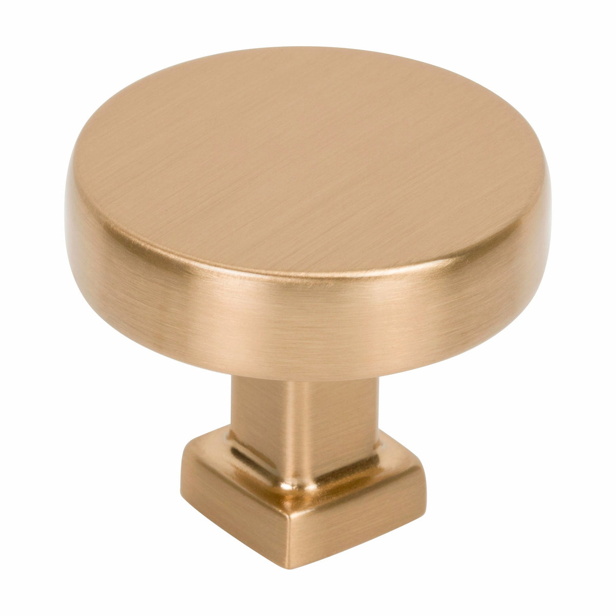 Jeffrey Alexander Ogden Handle in Satin Bronze, Knob