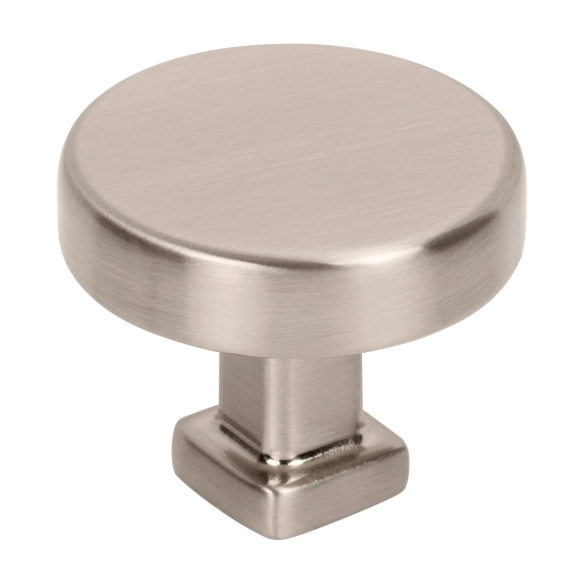 Jeffrey Alexander Ogden Handle in Satin Nickel, Knob