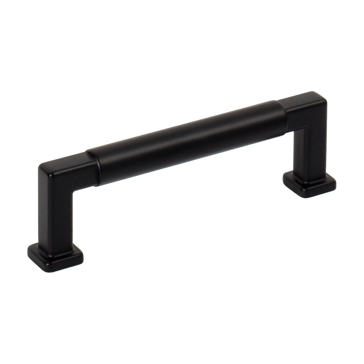Jeffrey Alexander Ogden Handle in Matte Black, 3 3/4"