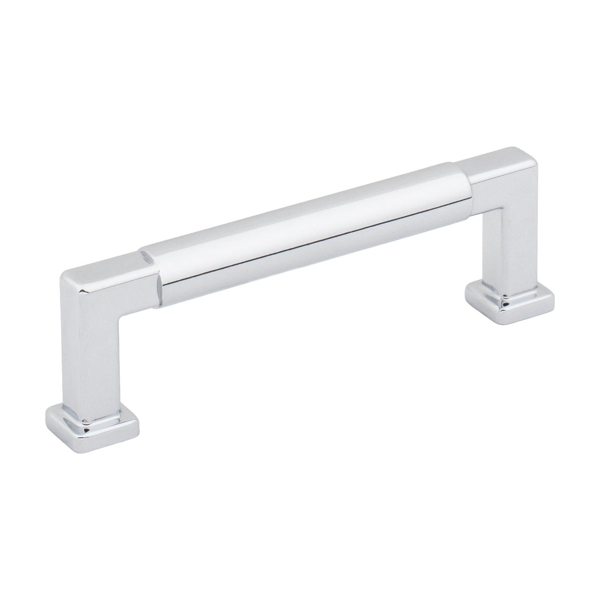 Jeffrey Alexander Ogden Handle in Polished Chrome, 3 3/4"