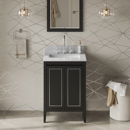 Jeffrey Alexander Percival 24" Single Bowl Freestanding Bathroom Vanity, alternate view