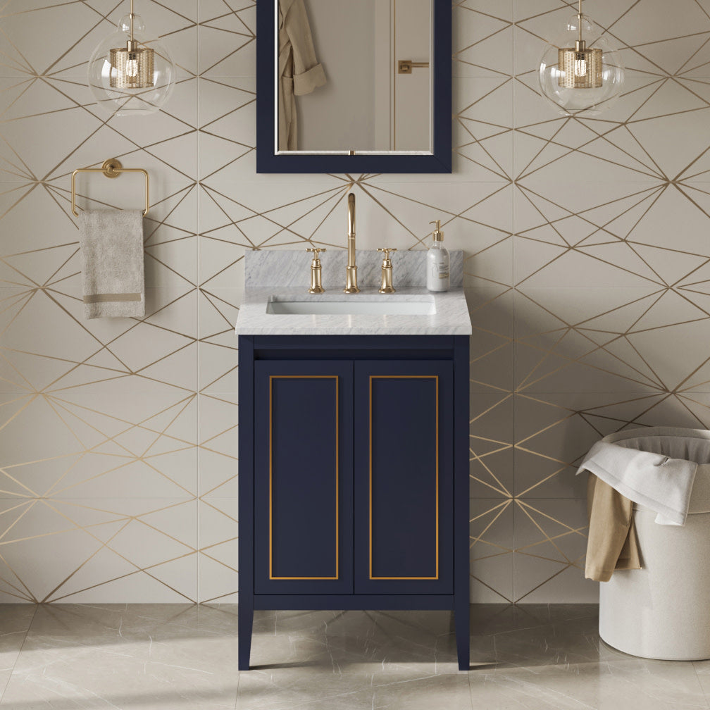Jeffrey Alexander Percival 24" Single Bowl Freestanding Bathroom Vanity, alternate view