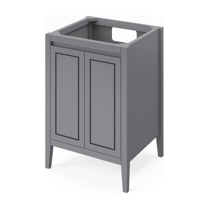 Jeffrey Alexander Percival 24" Single Bowl Freestanding Bathroom Vanity, Grey