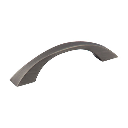 Jeffrey Alexander Philip Handle in Brushed Pewter, 3 3/4"