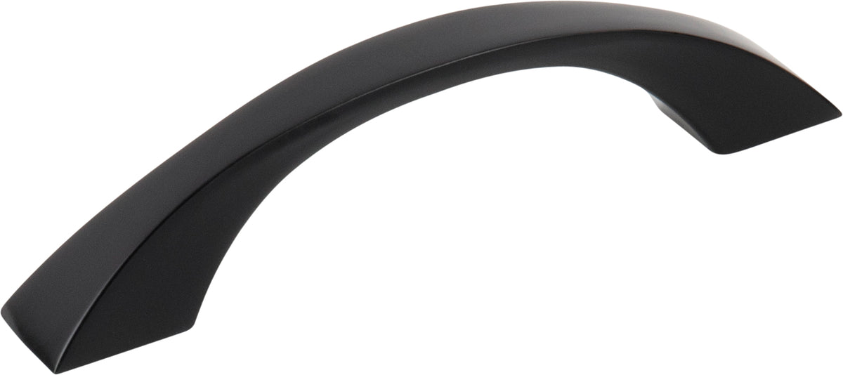 Jeffrey Alexander Philip Handle in Matte Black, 3 3/4"