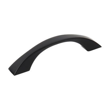 Jeffrey Alexander Philip Handle in Matte Black, 3 3/4"
