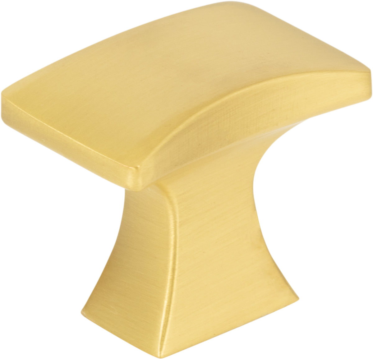 Jeffrey Alexander Philip Handle in Brushed Gold, Knob