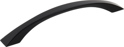 Jeffrey Alexander Philip Handle in Matte Black, 6 1/4"