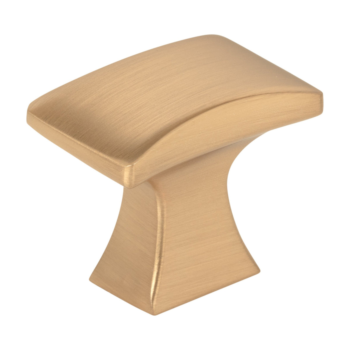 Jeffrey Alexander Philip Handle in Satin Bronze, Knob
