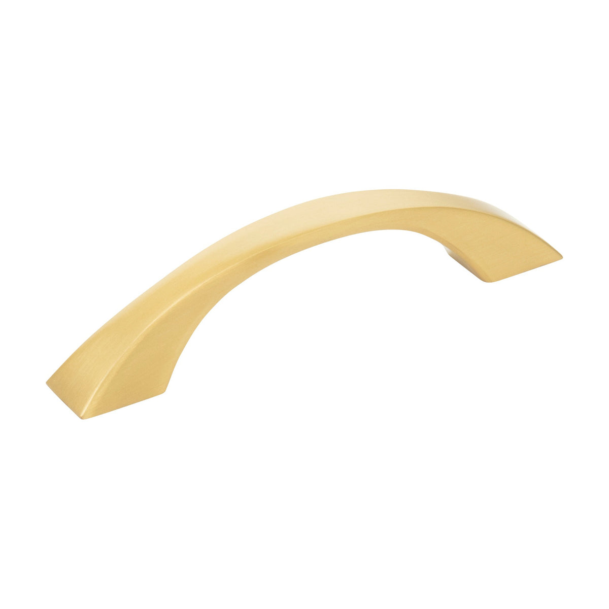 Jeffrey Alexander Philip Handle in Brushed Gold, 3 3/4"