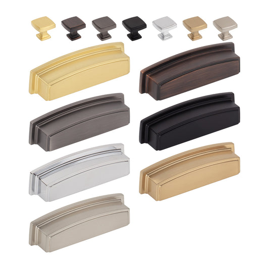 Jeffrey Alexander Renzo Handle knob and pull in all 7 finishes