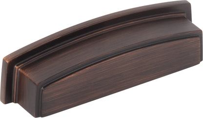 Jeffrey Alexander Renzo Handle in Brushed Oil Rubbed Bronze, 3 3/4" Cup