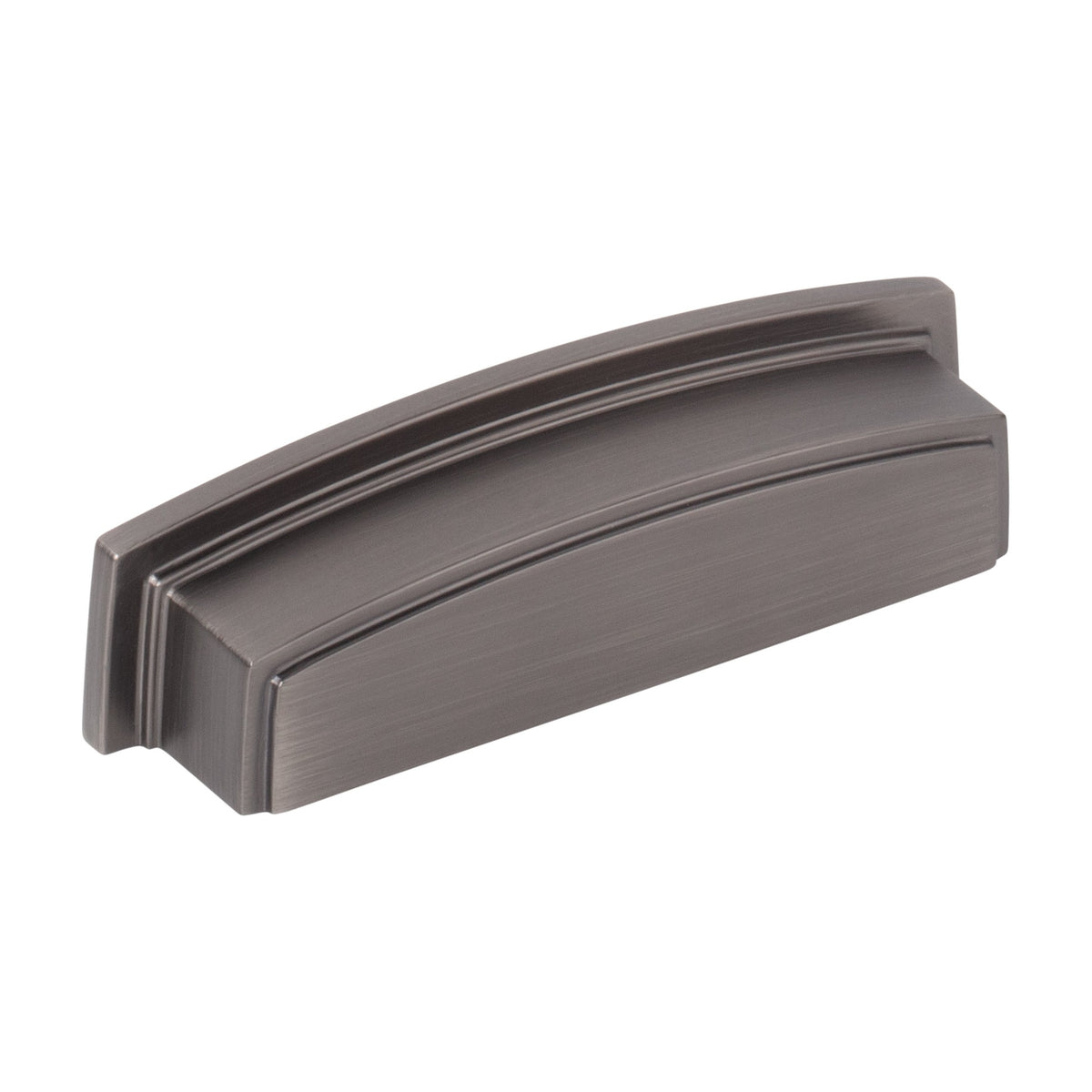Jeffrey Alexander Renzo Handle in Brushed Pewter, 3 3/4" Cup