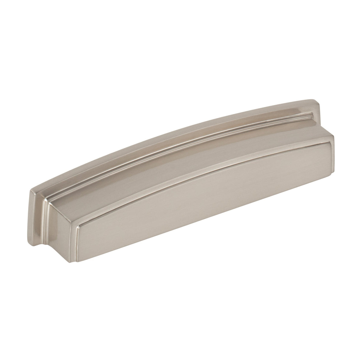 Jeffrey Alexander Renzo Handle in Satin Nickel, 5" Cup