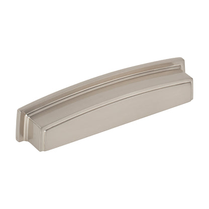 Jeffrey Alexander Renzo Handle in Satin Nickel, 5" Cup