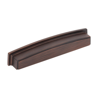 Jeffrey Alexander Renzo Handle in Brushed Oil Rubbed Bronze, 6 1/4" Cup