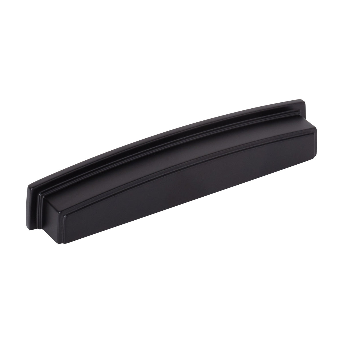 Jeffrey Alexander Renzo Handle in Matte Black, 6 1/4" Cup