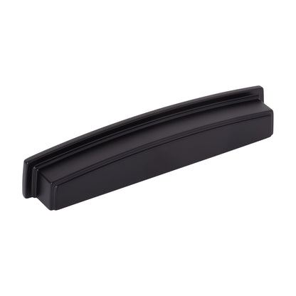 Jeffrey Alexander Renzo Handle in Matte Black, 6 1/4" Cup