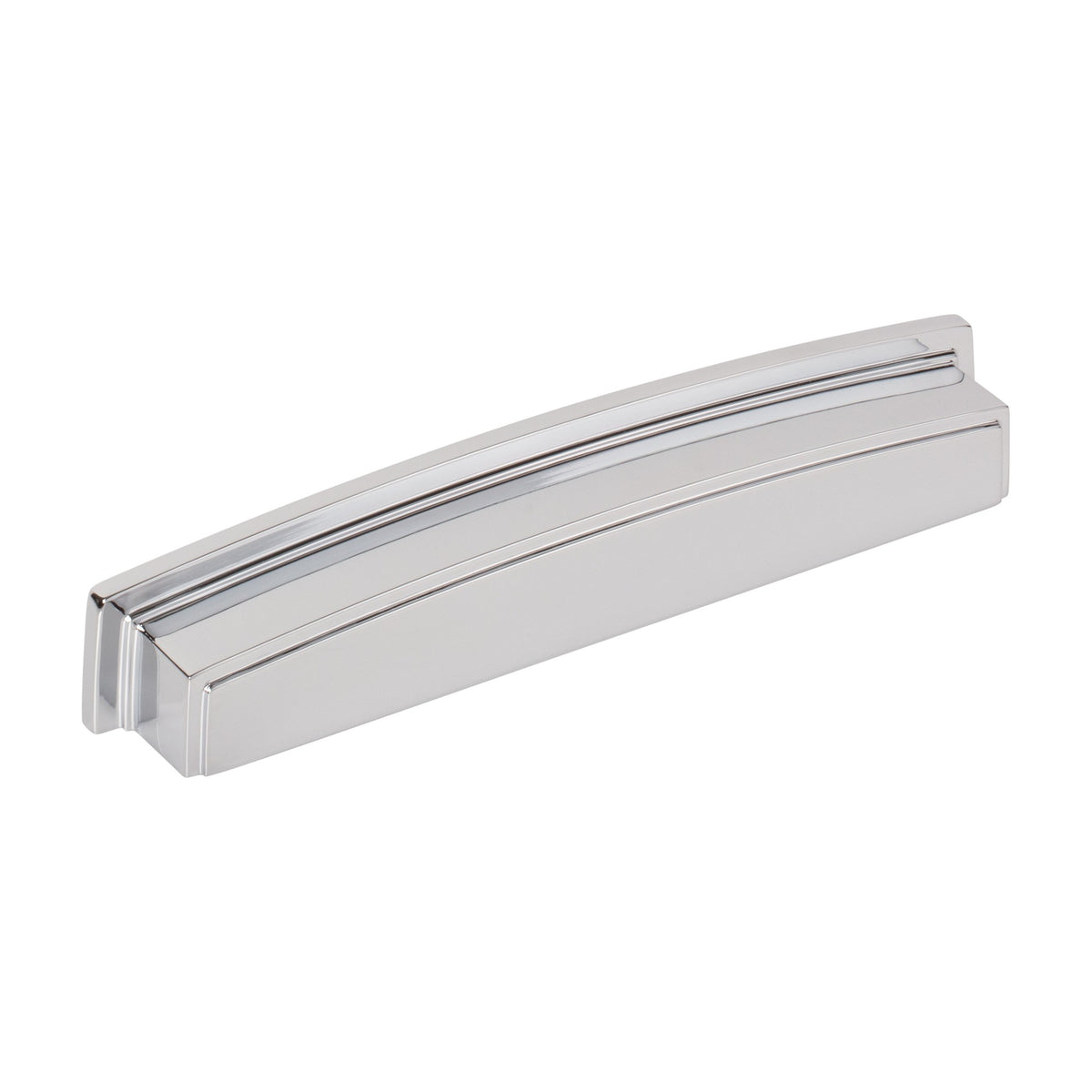 Jeffrey Alexander Renzo Handle in Polished Chrome, 6 1/4" Cup
