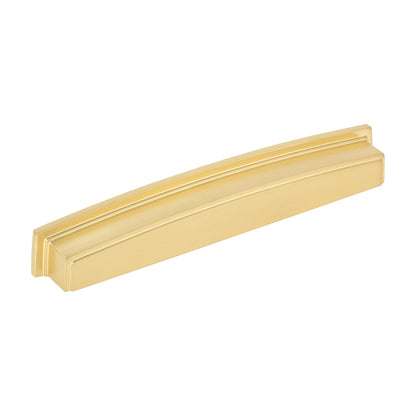 Jeffrey Alexander Renzo Handle in Brushed Gold, 7 1/2" Cup
