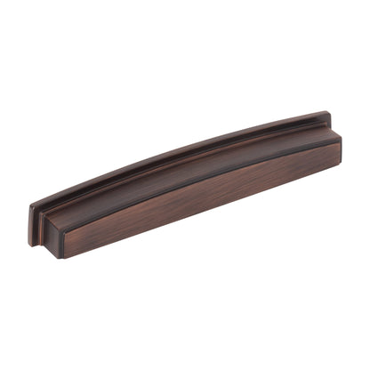 Jeffrey Alexander Renzo Handle in Brushed Oil Rubbed Bronze, 7 1/2" Cup