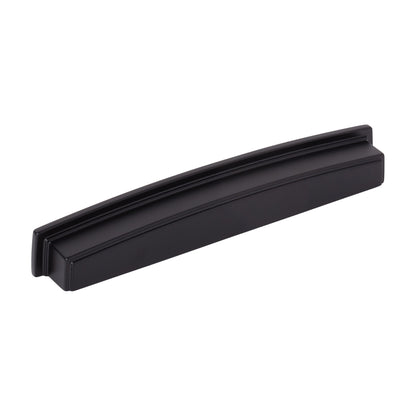 Jeffrey Alexander Renzo Handle in Matte Black, 7 1/2" Cup