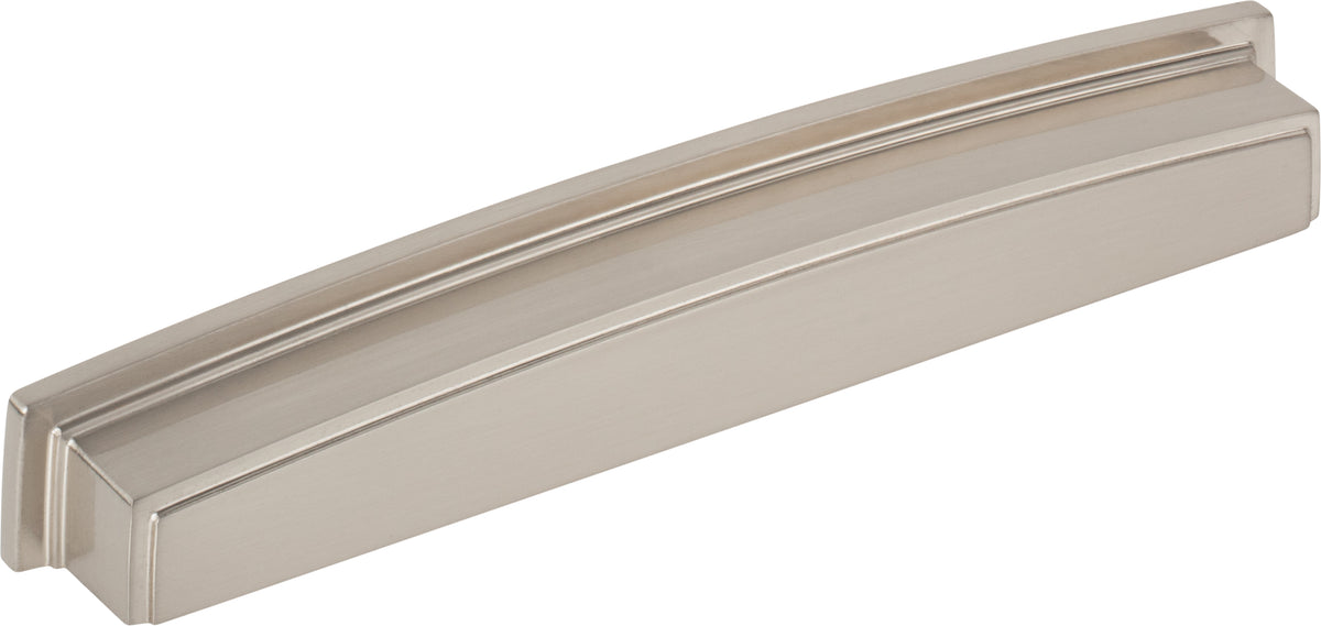 Jeffrey Alexander Renzo Handle in Satin Nickel, 7 1/2" Cup