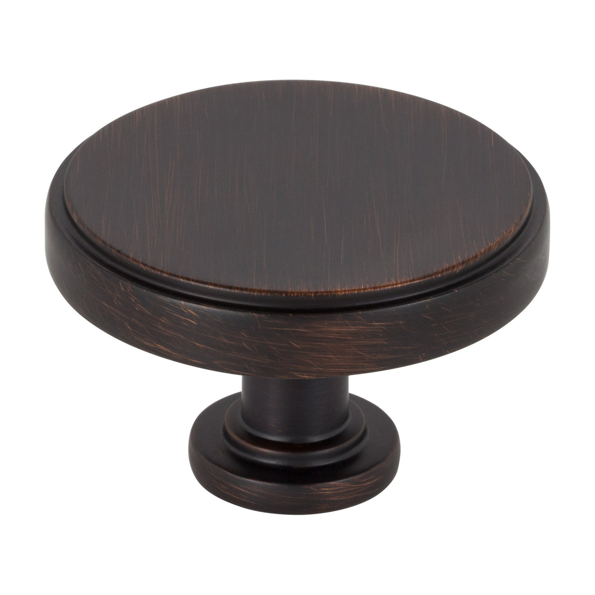 Jeffrey Alexander Richard Handle in Brushed Oil Rubbed Bronze, 1 3/4" Knob