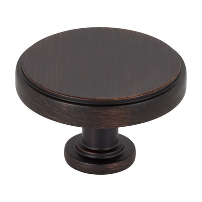 Jeffrey Alexander Richard Handle in Brushed Oil Rubbed Bronze, 1 3/4" Knob